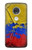 S3306 Colombia Flag Vintage Football Graphic Case For Motorola Moto G7, Moto G7 Plus