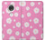 S3500 Pink Floral Pattern Case For Motorola Moto G7, Moto G7 Plus