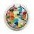 S3391 Abstract Art Mosaic Tiles Graphic Graphic Ring Holder and Pop Up Grip