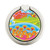 S3407 Hippie Art Graphic Ring Holder and Pop Up Grip
