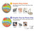 S3407 Hippie Art Graphic Ring Holder and Pop Up Grip