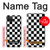 S1611 Black and White Check Chess Board Case For Google Pixel 4