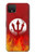 S2803 Fire Red Devil Spear Symbol Case For Google Pixel 4