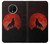 S2955 Wolf Howling Red Moon Case For OnePlus 7T