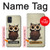 S0360 Coffee Owl Case For Samsung Galaxy A51