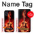 S0415 Fire Guitar Burn Case For Samsung Galaxy A51