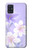 S2361 Purple White Flowers Case For Samsung Galaxy A51