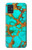 S2688 Aqua Copper Turquoise Gemstone Graphic Case For Samsung Galaxy A51