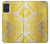 S2713 Yellow Snake Skin Graphic Printed Case For Samsung Galaxy A51