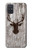 S2505 Reindeer Head Old Wood Texture Graphic Case For Samsung Galaxy A71