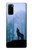 S0935 Wolf Howling in Forest Case For Samsung Galaxy S20