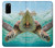 S1377 Ocean Sea Turtle Case For Samsung Galaxy S20