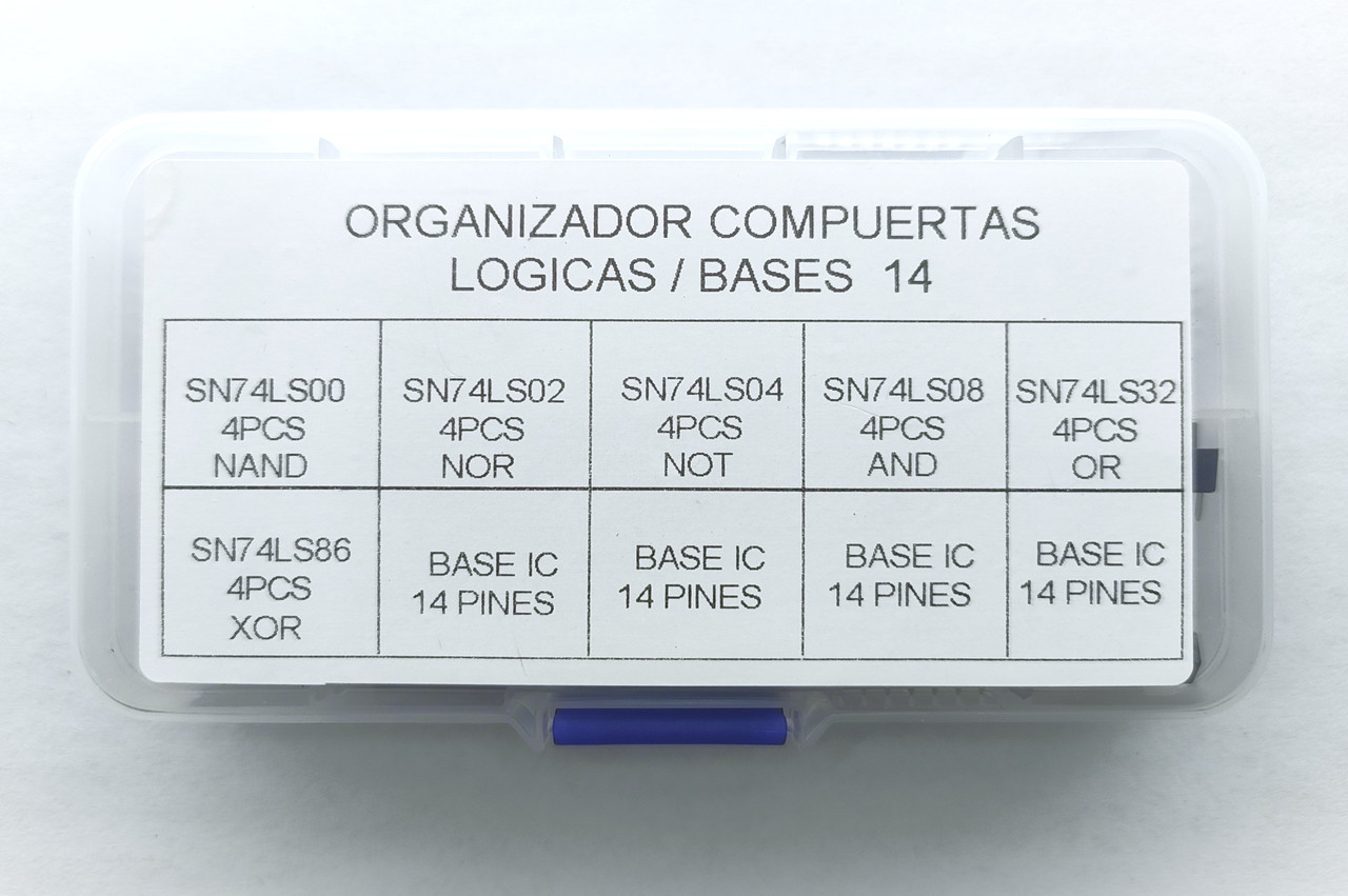 Logic Gate Kit Numbers 74 Series Logic Gates Kit - CRCibernética