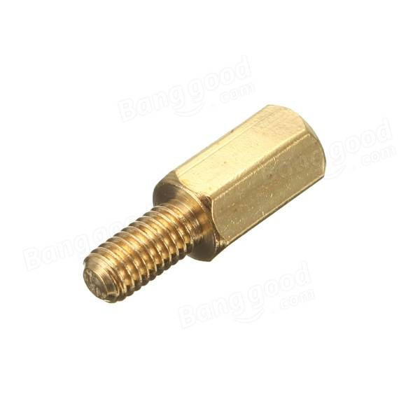 Male-Female Threaded Hex Standoffs M3x5+6mm(10pcs) - CRCibernética