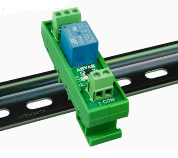 1 Channel Relay Module with DIN Rail Mount 1 Channel Relay Module with DIN Rail Mount