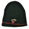 NBA Miami Heat Reversible Toque Cuffless Beanie Knit Skully Winter Hat Skull