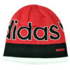 NBA Adidas Miami Heat Cuffless KC73 Knit Beanie Toque Skully Skull Red HWC Hat