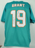 NFL Miami Dolphins Running Back Jakeem Grant 19 Signed Autographed XL Teal Replica Jersey JSA Mens