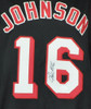 NBA Miami Heat Power Forward James Johnson 16 Signed Autographed XL Black Replica Throwback Jersey JSA Mens NBA Miami Heat Power Forward James Johnson 16 Signed Autographed XL Black Replica Throwback Jersey JSA Mens