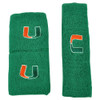 NCAA Miami Hurricanes Combo Pack Shirt Headband Wrist Band Adidas XLarge Hat