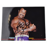 WWE HOF 08 Rocky Johnson Wrestler Autographed 16 X20 Photograph Signed Flexing