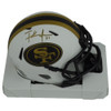 NFL San Francisco 49ers Frank Gore Signed Riddell Mini Helmet Speed Lunar Eclipse-JSA Authenticated