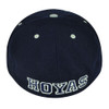 NCAA Georgetown Hoyas American Needle Fitted Size 7 1/2 Flat Bill Hat Cap Navy 