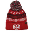 NCAA Zephyr New Mexico Lobos UNM Sports Pattern Pom Pom Cuffed Knit Beanie Hat NCAA Zephyr New Mexico Lobos UNM Sports Pattern Pom Pom Cuffed Knit Beanie Hat