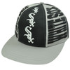 MLB CHICAGO WHITE SOX OLD SCHOOL SNAPBACK FLAT BILL HAT