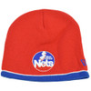 NBA BEANIE KNIT TOQUE HAT NEW JERSEY NETS NEW ERA RED