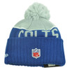 NFL New Era Indianapolis Colts Sport Knit Beanie Pom Pom Cuffed Hat Winter Toque NFL New Era Indianapolis Colts Sport Knit Beanie Pom Pom Cuffed Hat Winter Toque