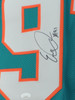 NFL Miami Dolphins Emmanuel Ogbah #91 Jersey Replica Large Signed Teal JSA Card