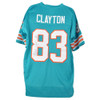 NFL Miami Dolphins Mark Clayton #83 Autographed Signed Jersey XL Replica Teal