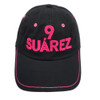 MLS Inter Miami Luis Suarez #9 Professional Soccer Club Pink Black Hat Cap 