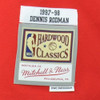 NBA Chicago Bulls Dennis Rodman 91 1997-98 Red Swingman Jersey Mitchell Ness  	NBA Chicago Bulls Dennis Rodman 91 1997-98 Red Swingman Jersey Mitchell Ness