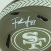 NFL San Francisco 49ers Frank Gore Signed Autograph Riddell Mini Helmet Salute NFL San Francisco 49ers Frank Gore Signed Autograph Riddell Mini Helmet Salute