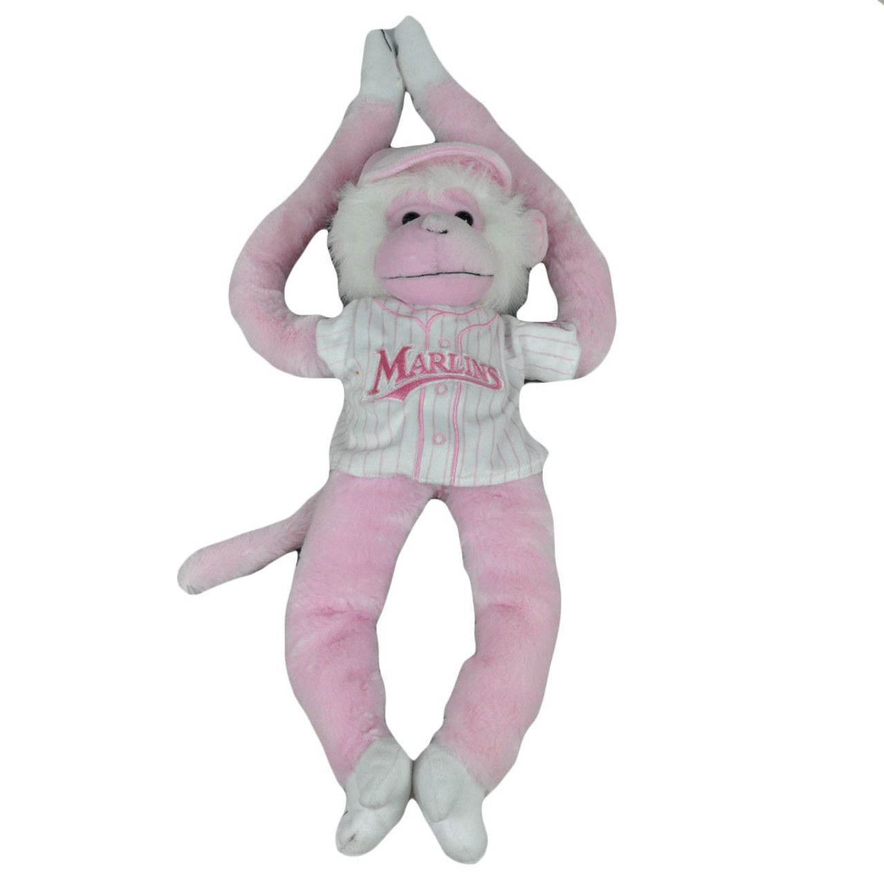 Mlb Florida Marlins Baseball Womens Pink Hanging Monkey