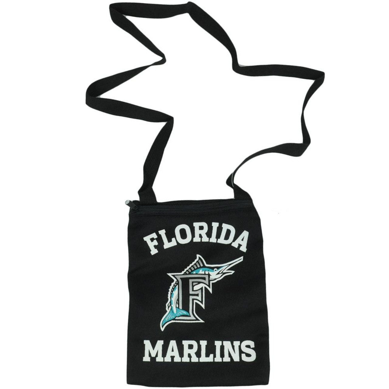 MLB Florida Marlins Jersey Game Day Messenger Pouch Bag Ladies Women  Handbag Zip