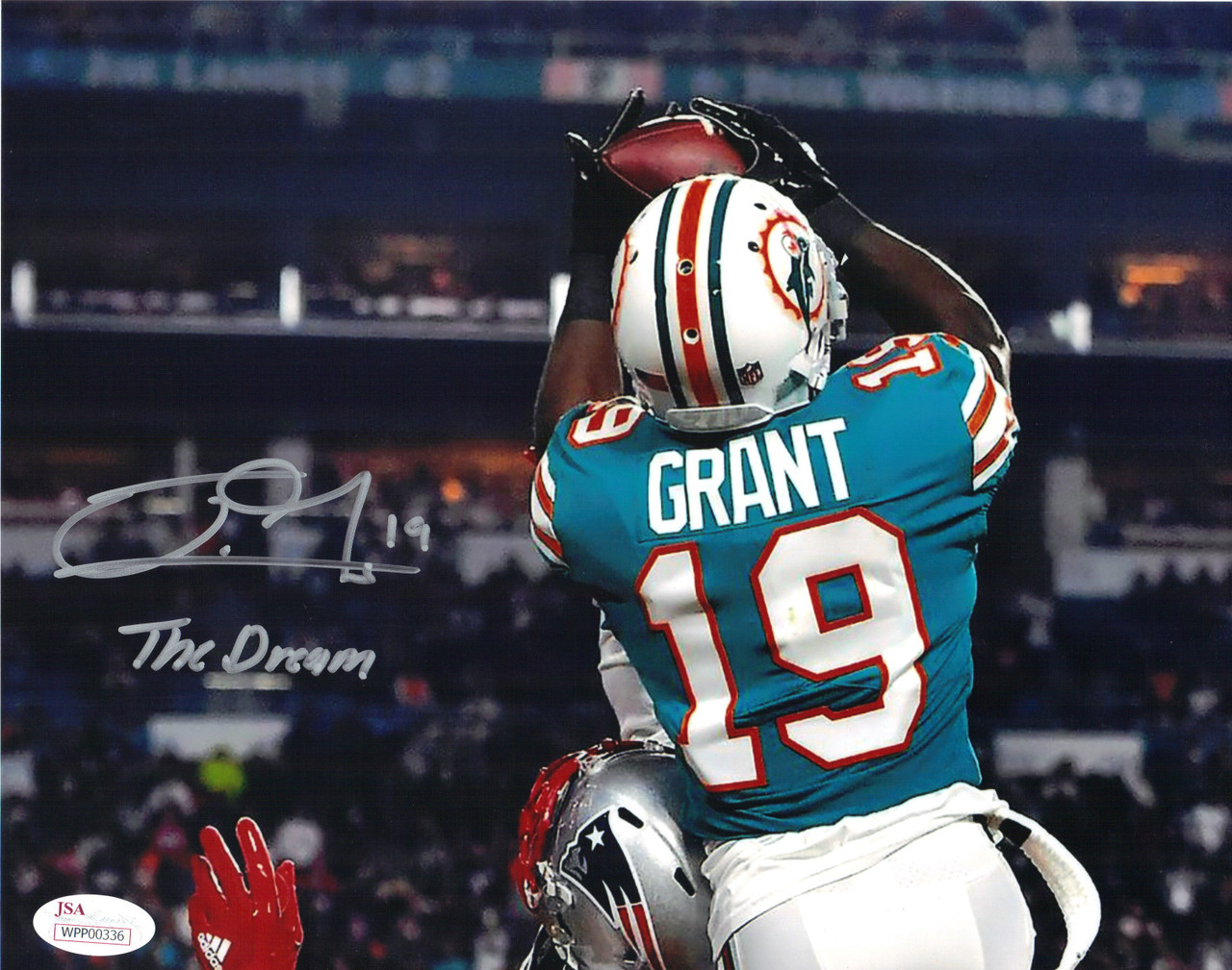 NFL Miami Dolphins Safety Reshad Jones 20 Signed Autographed 36x44