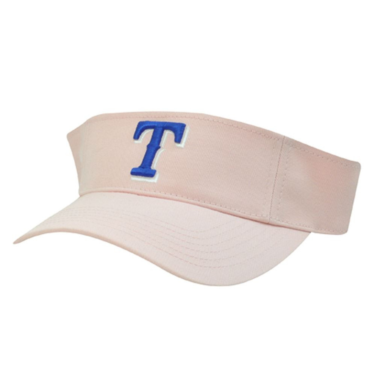 MLB Texas Rangers Baseball Cotton Velcro Womens Ladies Girls Visor