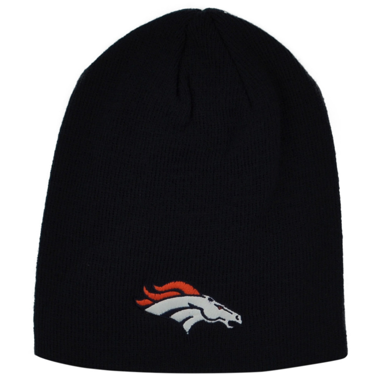 NFL Team Apparel Denver Broncos Blue Navy Knit Beanie