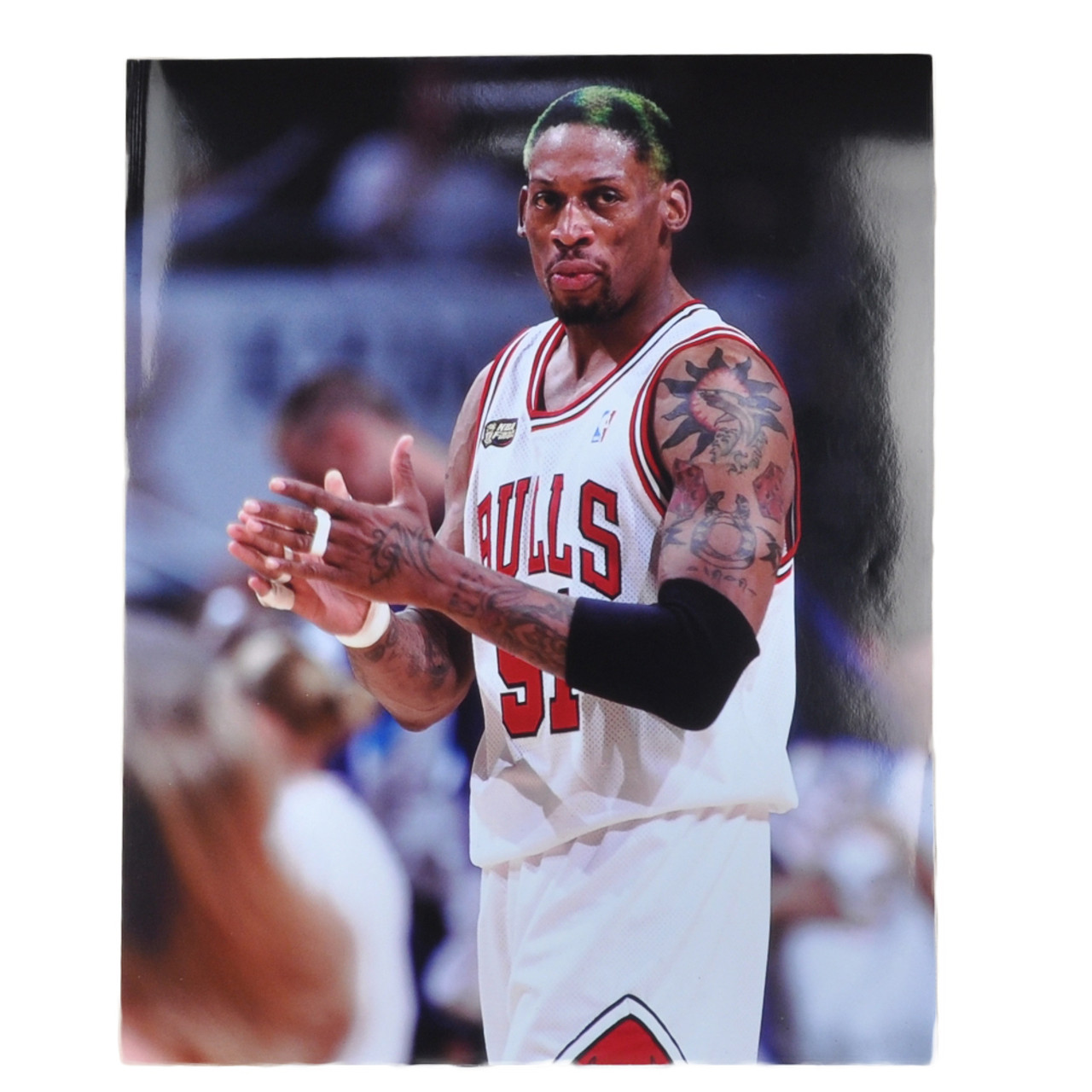 Art Chicago Bulls Dennis Rodman #91 Nba Great Player Throwback