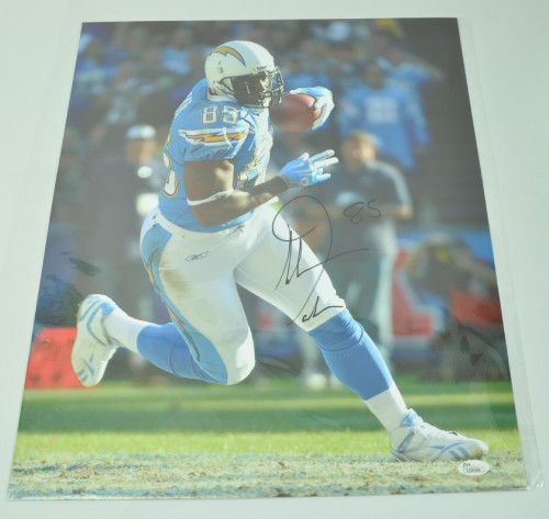 Antonio Gates chargers Color Rush Skyline Signed Autographed 
