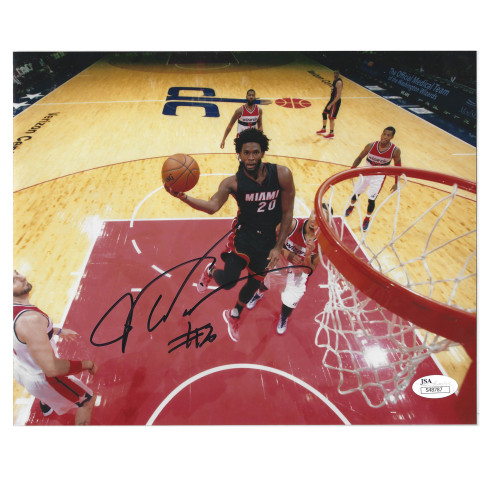 Framed Signed Autographed Justise Winslow Miami Heat Jersey Psa/Dna Co –  MVP Authentics