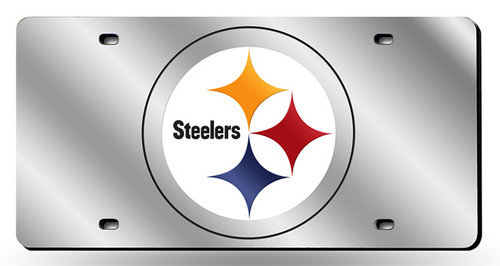NFL Pittsburgh Steelers Laser Tag License Plate