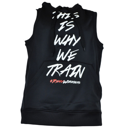 This is Why We Train Fleece Tank Hoodie This is Why We Train Fleece Tank Hoodie