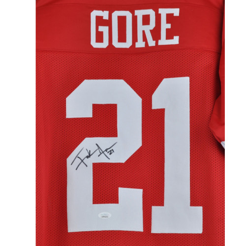 NFL フランク・ゴア　サイン入りユニホーム　SF 49ers NFL San Francisco 49ers Frank Gore #21 11x14 Autograph Signed