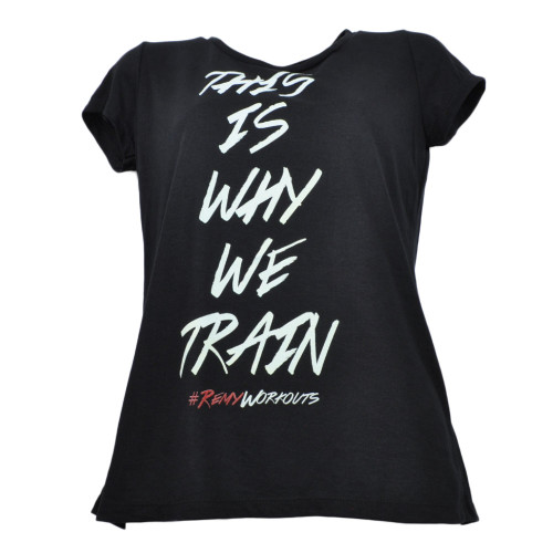 This is Why We Train T-Shirt Black Womens Tee  This is Why We Train T-Shirt Black Womens Tee