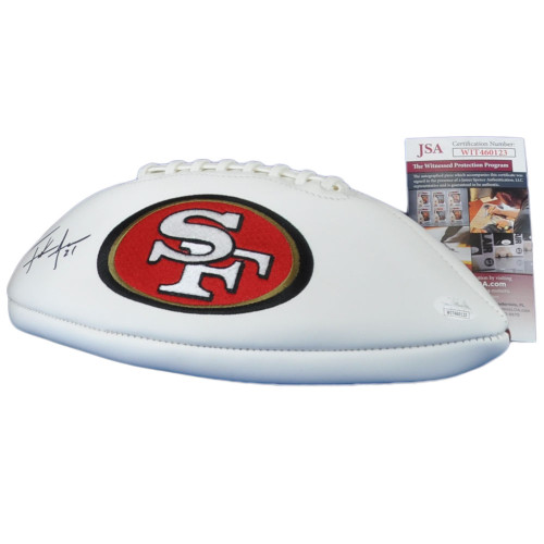 NFL San Francisco 49ers Frank Gore #21 Signed Autograph Riddell Mini Helmet  JSA - Sinbad Sports Store