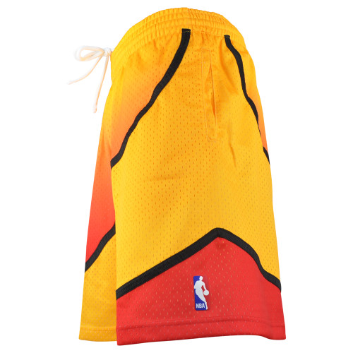NBA Mitchell Ness New York Knicks Fadeaway 91 Men Swingman Basketball Shorts  - Sinbad Sports Store
